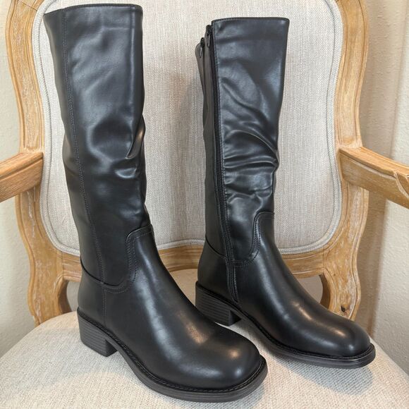 Pierre Dumas Shoes - Pierre Dumas Paula knee-high round toe casual minimalist business comfort riding